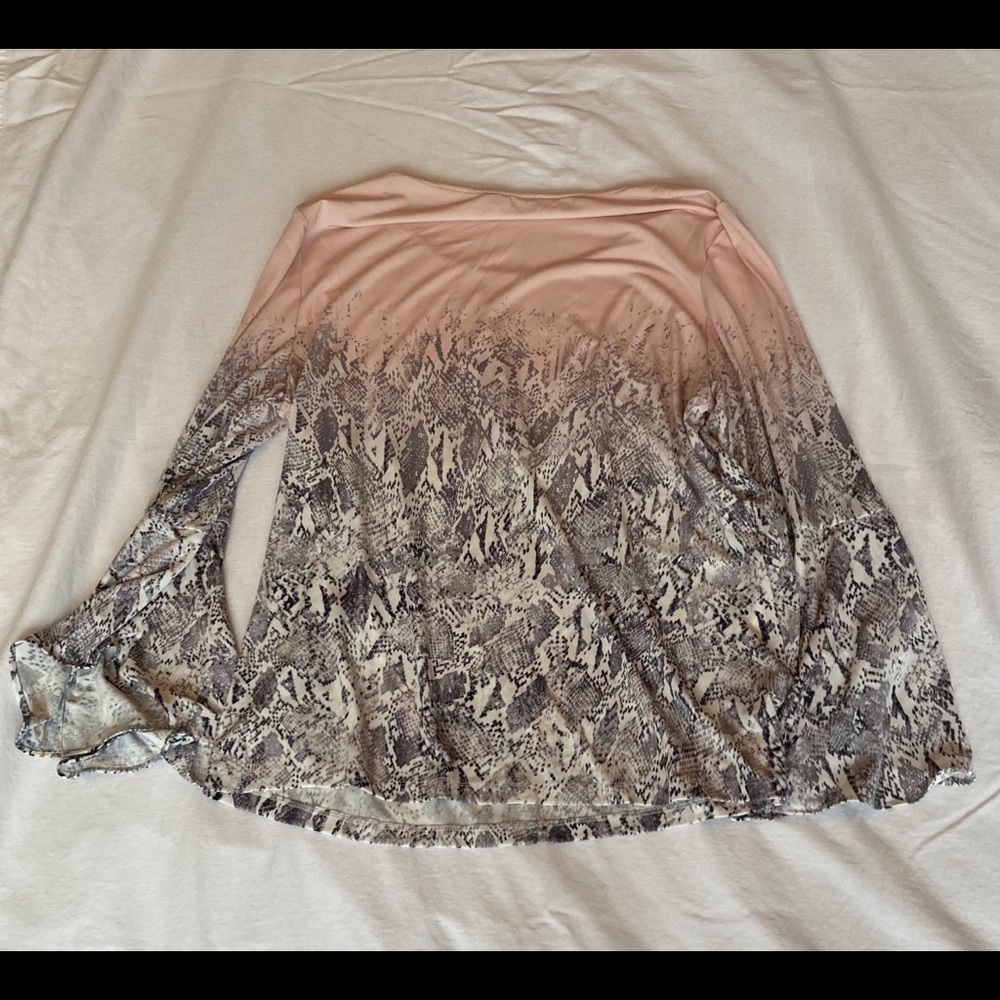 Pink Snake Skin blouse